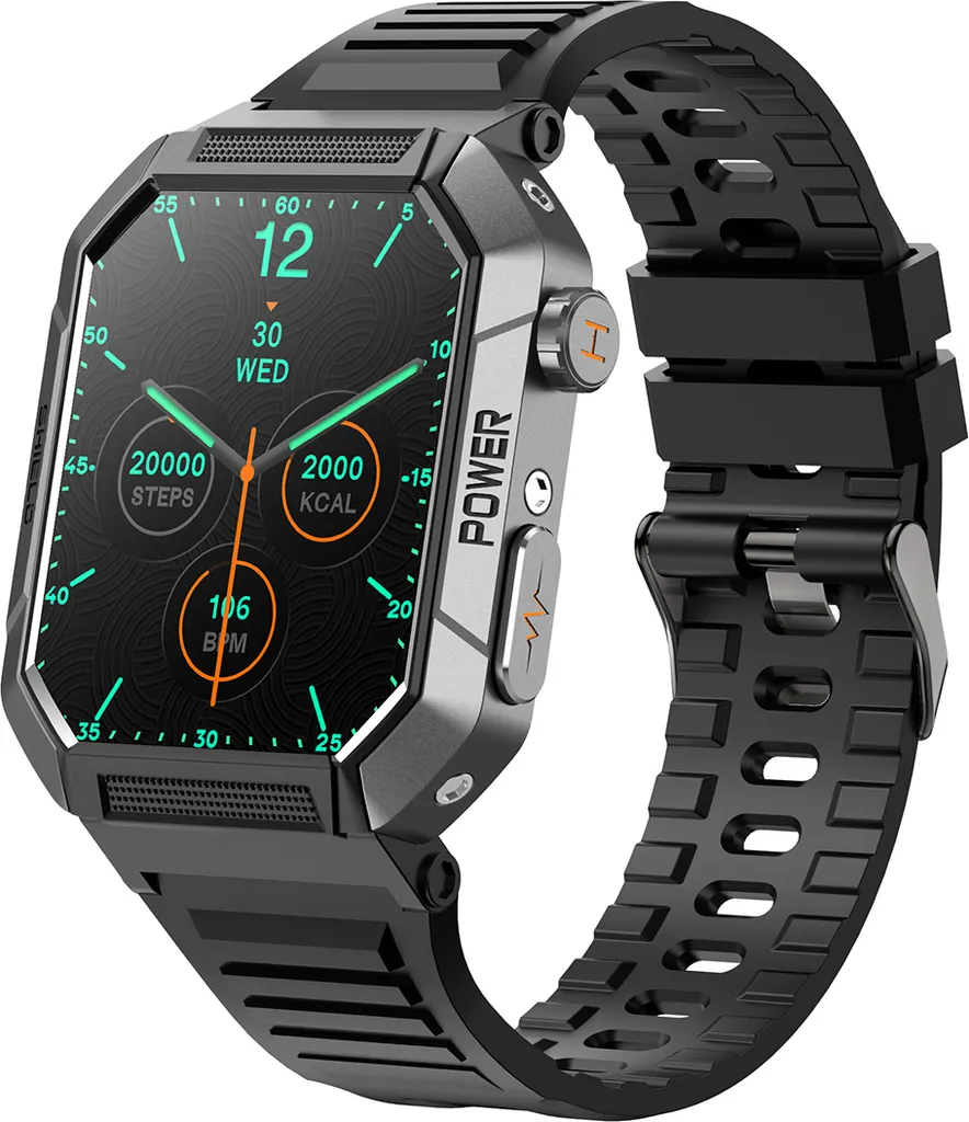 Smartwatch MT90 2,02" HD - BT 5.3 Impermeabile IP68 per Salute