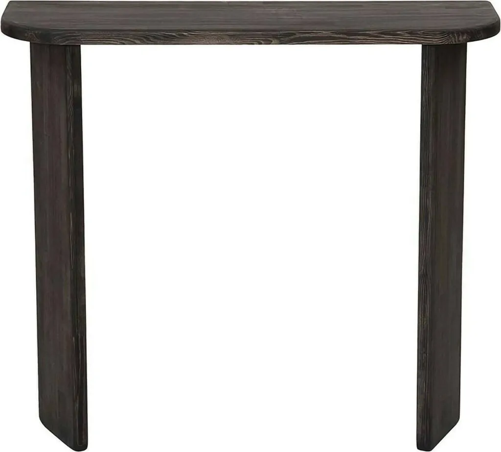 Console Benigna 100x30x90h cm Anthracite - Meuble d'Entrée Épuré