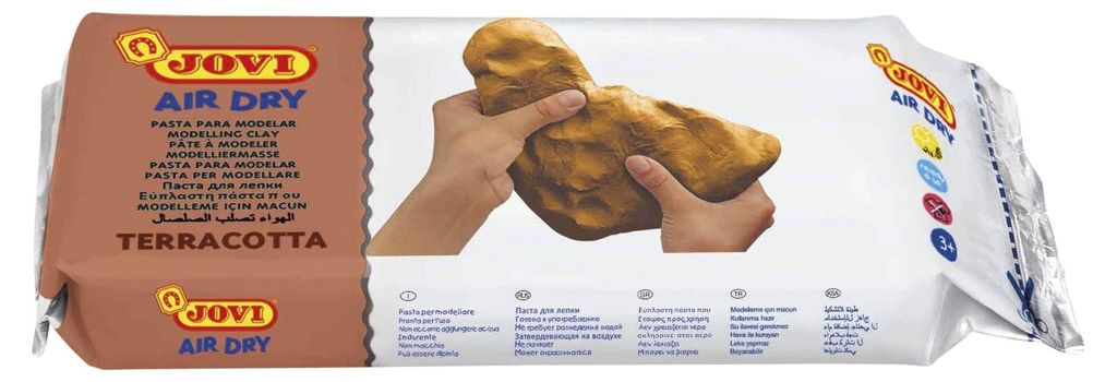 JOVI pâte à modeler autodurcissante 1000g, terre cuite Image du produit 