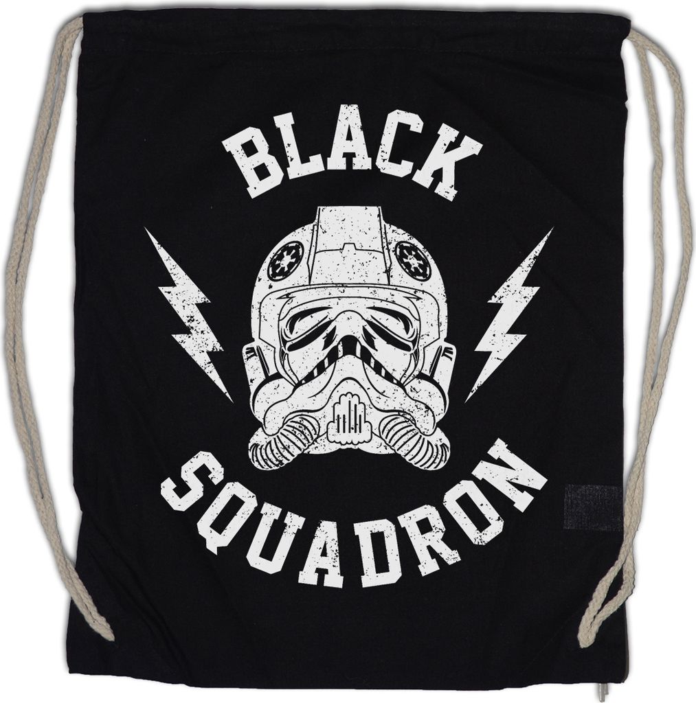 Urban Backwoods Black Squadron Vintage II, Turnbeutel, Farbe: Schwarz