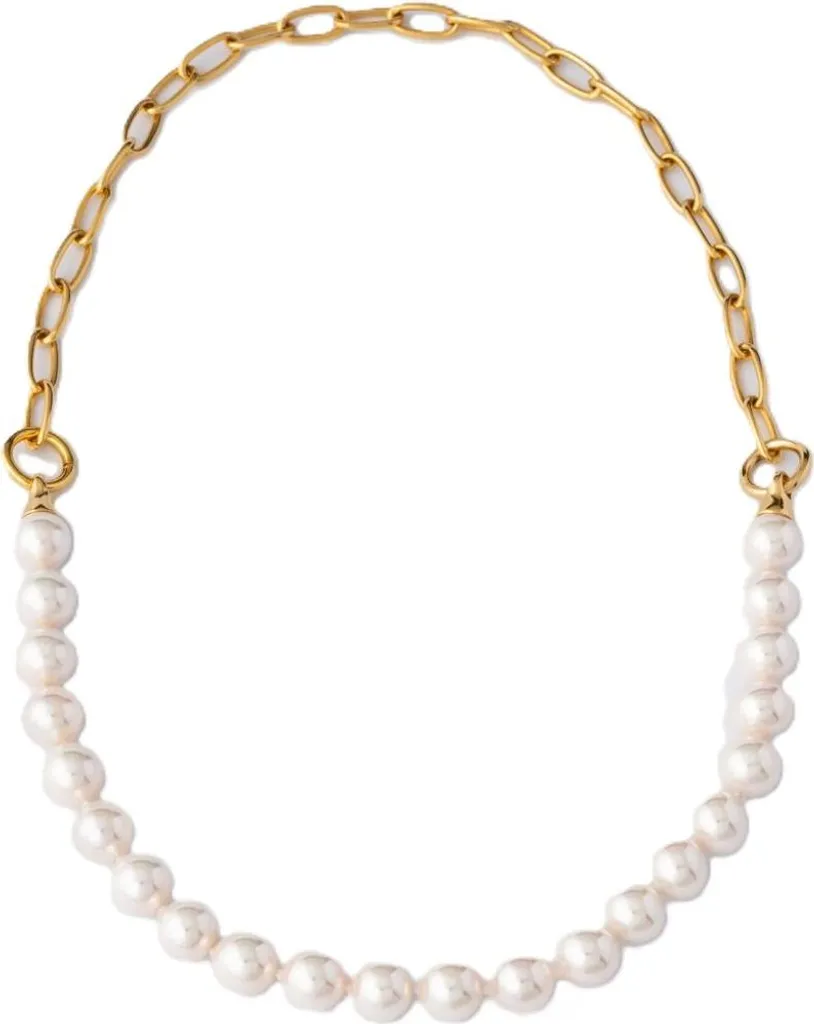 Collier Femme Majorica 17364.01.1.000.010.1 Blanc perles organiques