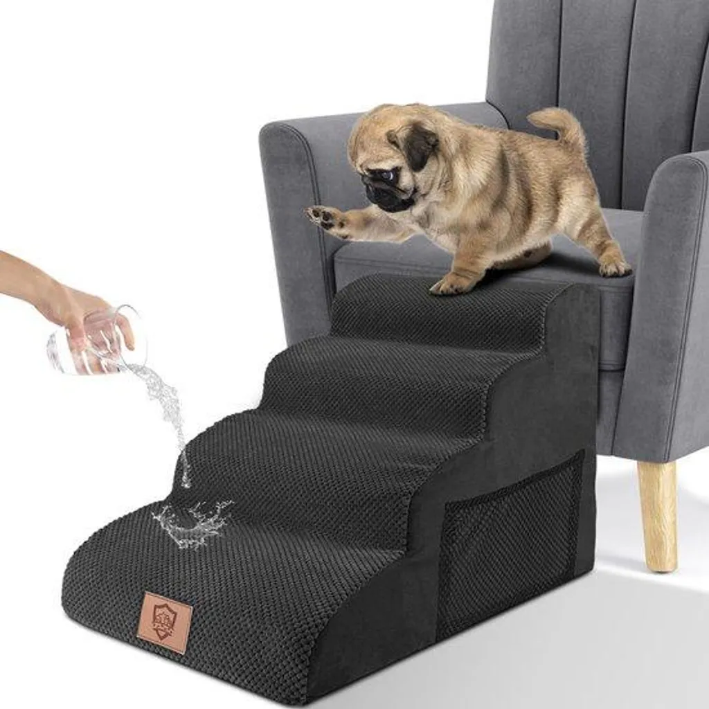 Escalier chien anti-choc mousse lavable imperméable pour articulations
