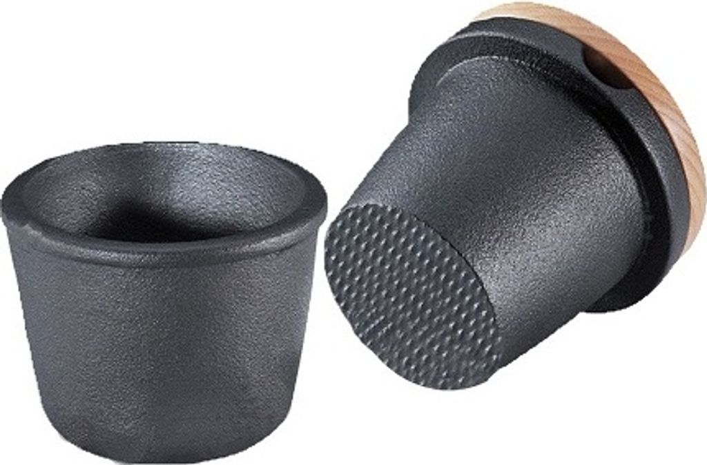 ZASSENHAUS Mörser Gusseisen schwarz 3teilig Produktbild 12