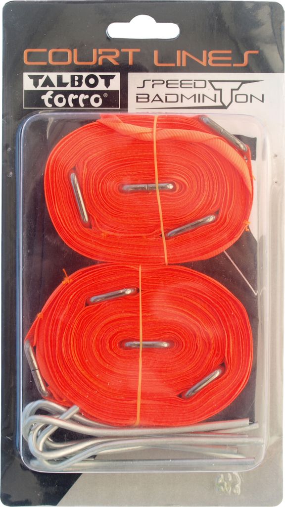 Speedbadminton COURT LINES im Blister (neon orange) Produktbild 