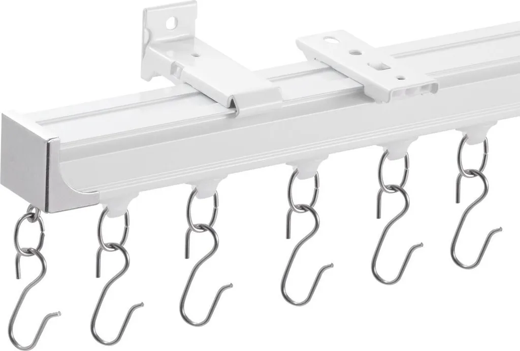 Binario Professionale Tende Soffitto 1,8m Bianco | Divisorio Ufficio