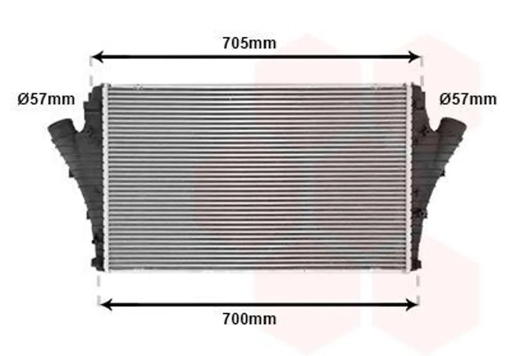 Refroidisseur d'air de suralimentation pour SAAB 9-3 Break YS3F LLK
