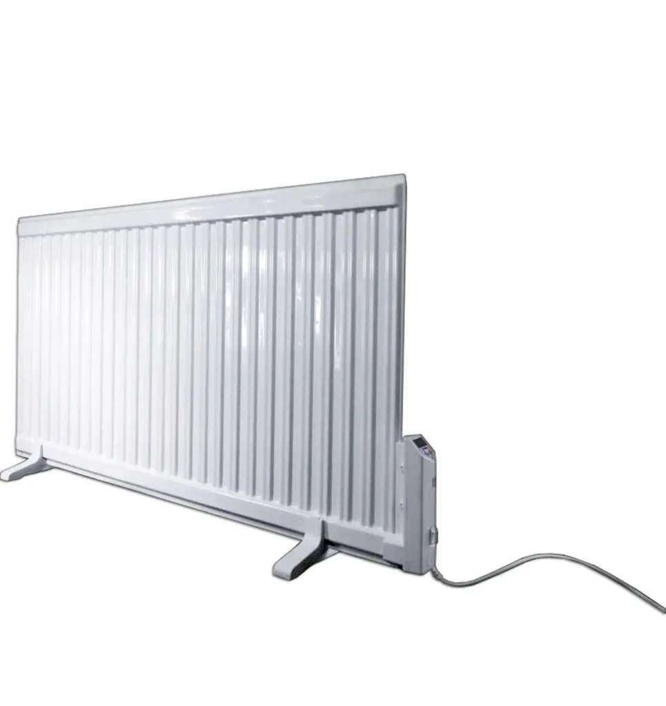 Radiateur bain d'huile 500W Chauffage d'appoint LCD Compact Blanc