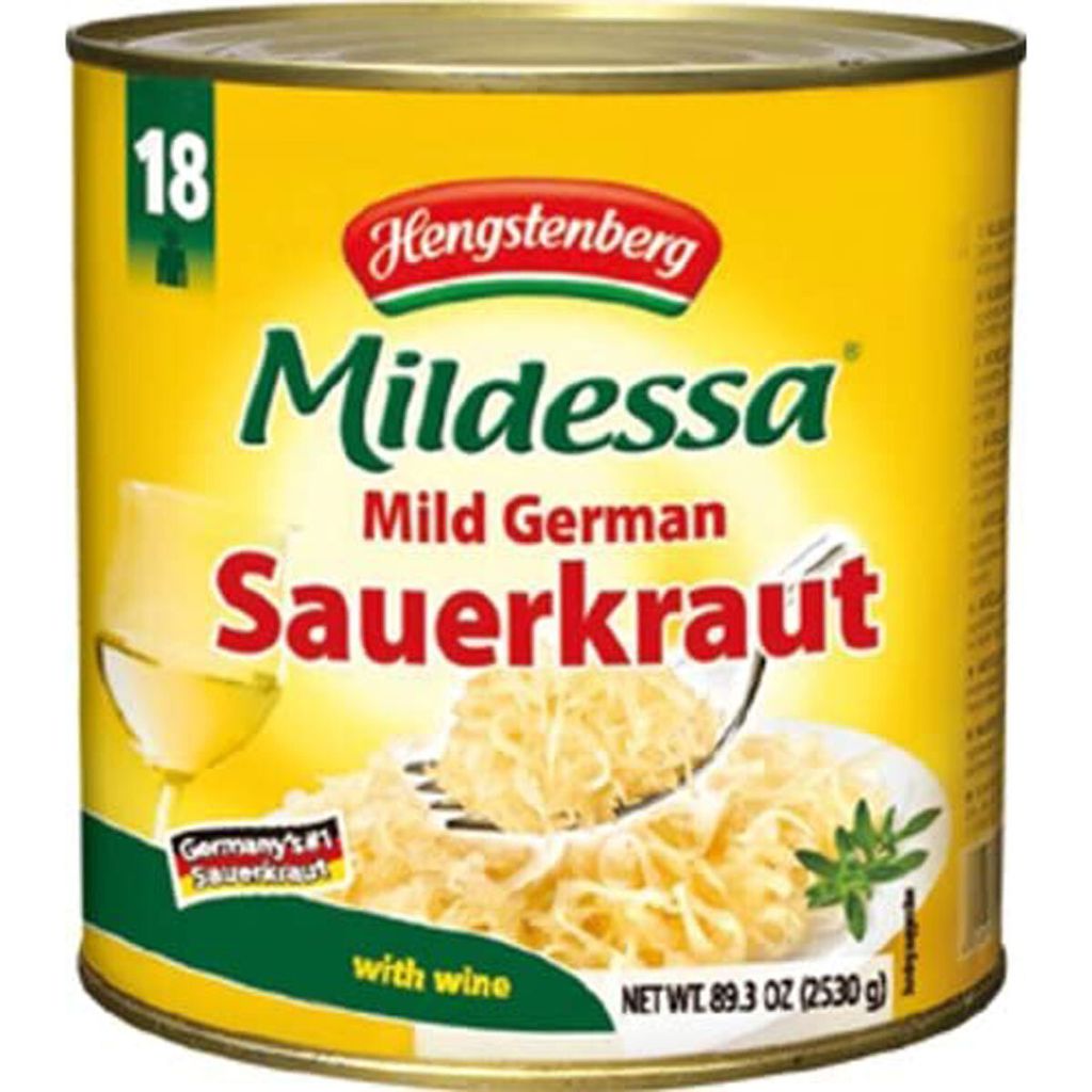 Hengstenberg Mildessa crauti al vino dolce in scatola 2650g Immagine del prodotto 