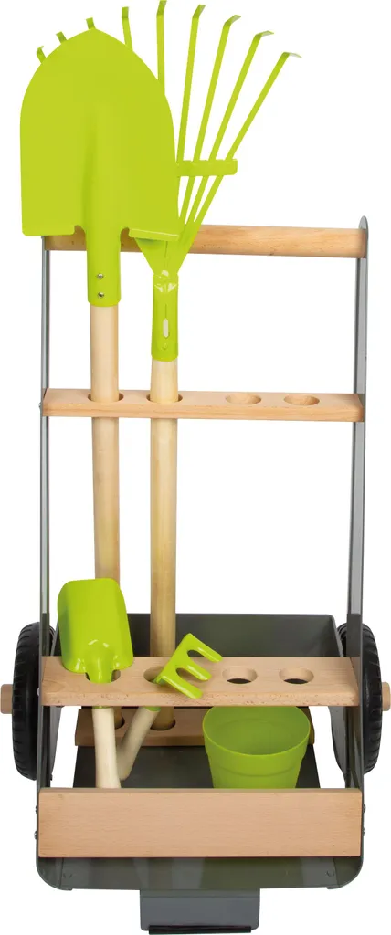 Set de trottinettes de jardin anti-chute avec pneus larges en gomme