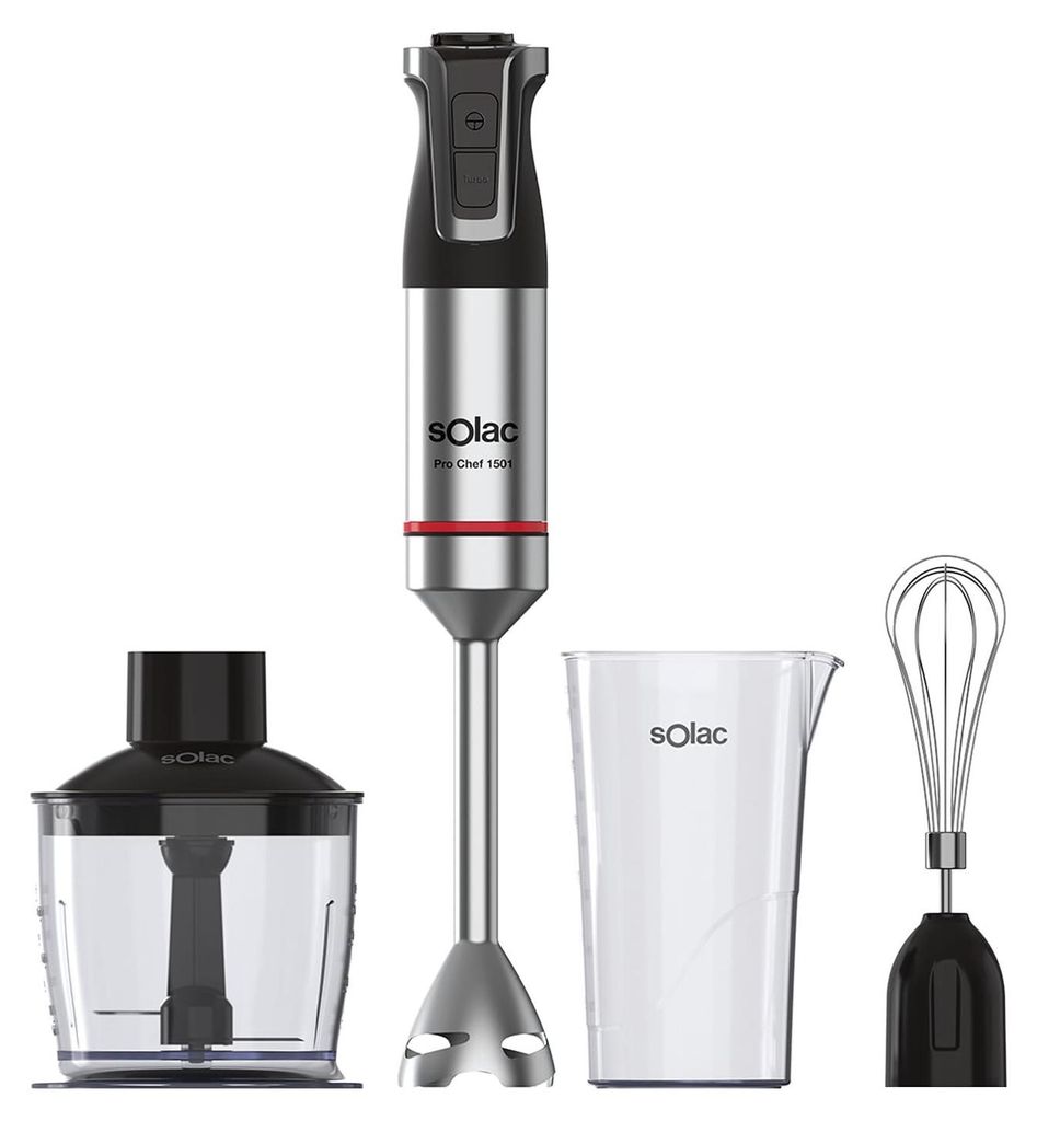 Solac S91606400, Duikmixer, 0,7 liter, Kan ijs verpulveren, Productafbeelding 