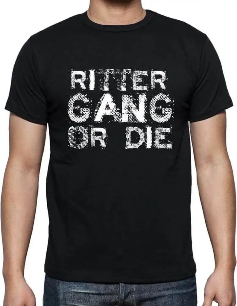 Herren Grafik T-Shirt Familienbande der Ritter – Ritter Family Gang – Öko-Verantwortlich Vintage Jahrgang Kurzarm Lustige Druck Geburtstag Ges...