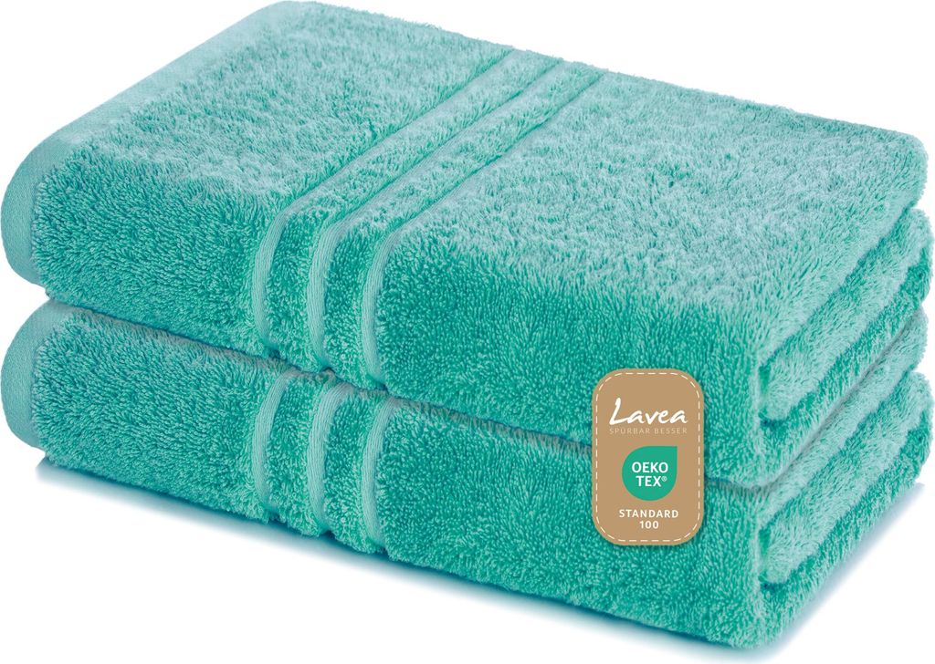 Lavea® zestaw 2 ręczników do sauny 80x200 cm, ręcznik Zdjęcie produktu 