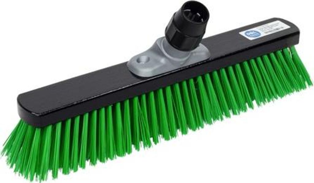 D&L Straßenbesen Hartschwarz - Universalstielhalter - 40cm Breite für Innen- und Außenflächen D&L Straßenbesen Hartschwarz - Universalstielhal...