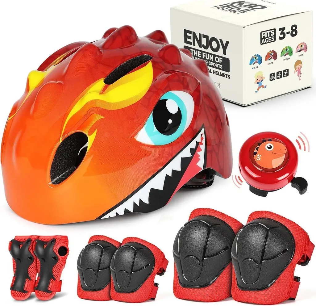 Casque de vélo pour enfants idéal pour l'apprentissage du roller et skate
