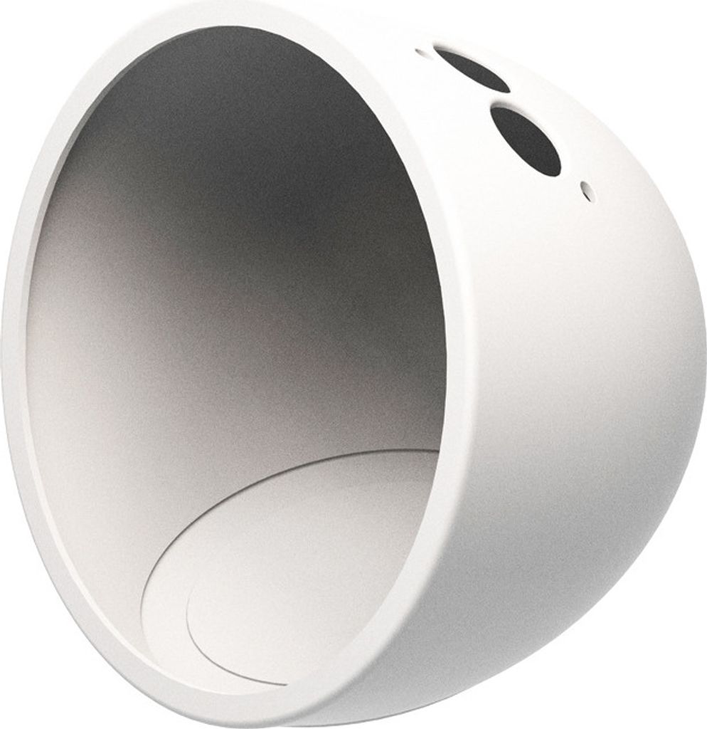 INF Schützende Silikonhülle für Echo Spot Smart Speaker Weiß