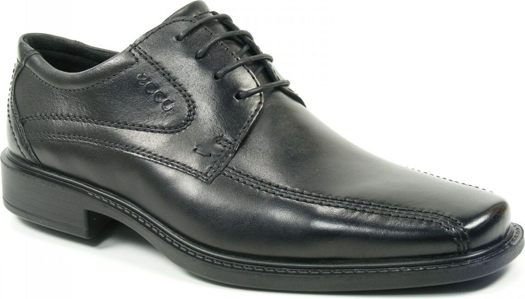 Ecco Schuhe Herren Halbschuhe Schnürschuhe New Jersey 051514, Schuhgröße:41, Farbe:Schwarz