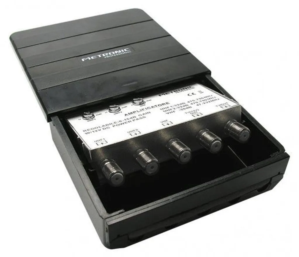 Solution réception TV difficile : Amplificateur Metronic 414142 2 TV