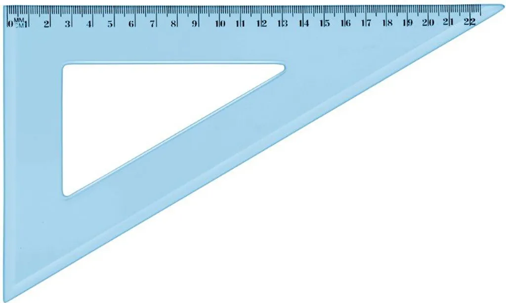 Wonday FTS750162 Squadra Disegno 60 Gradi 210mm Blu | Cancelleria Tecnica