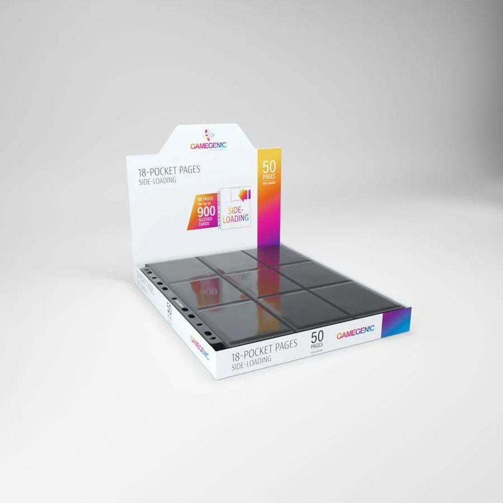 Gamegenic - Sideloading 18-Pocket Pages DISPLAY Black Produktbild 