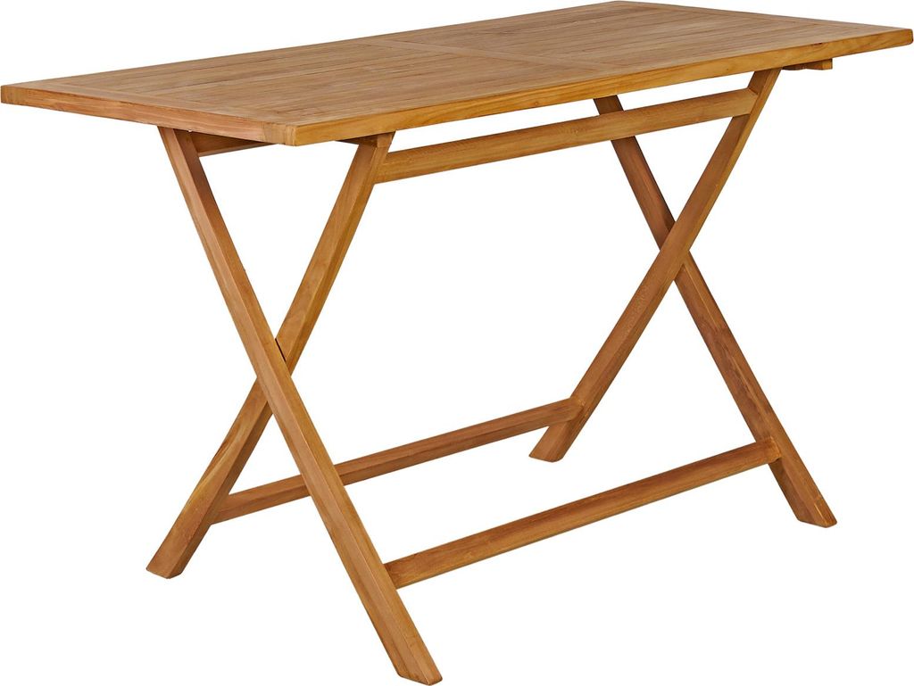 GARLAND® Gartentisch Bari 125x60x75 cm Teak Holz SVLK Produktbild 