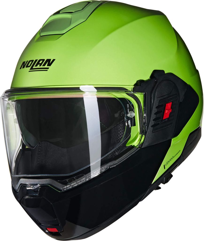 Nolan N120-1 Mivedi N-Com Klapphelm, neon-grün, L (60)