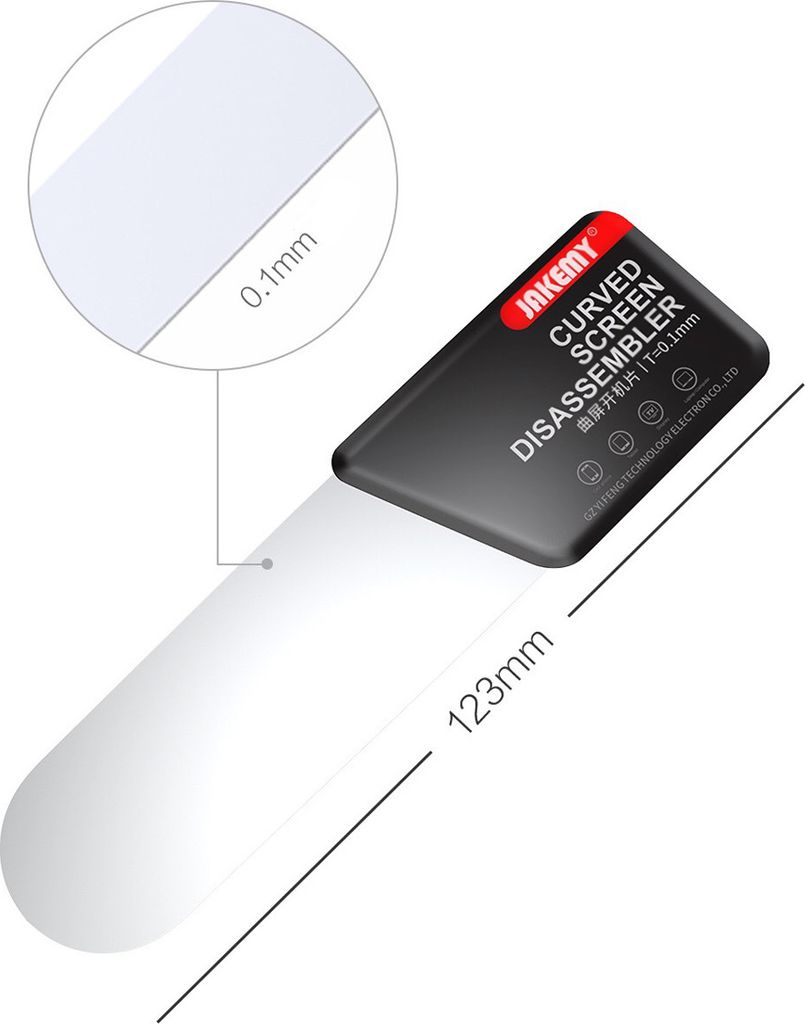 Spudger Handy Werkzeug Ultra-Thin 0,1mm Professionelles Gebogenes Display Öffner