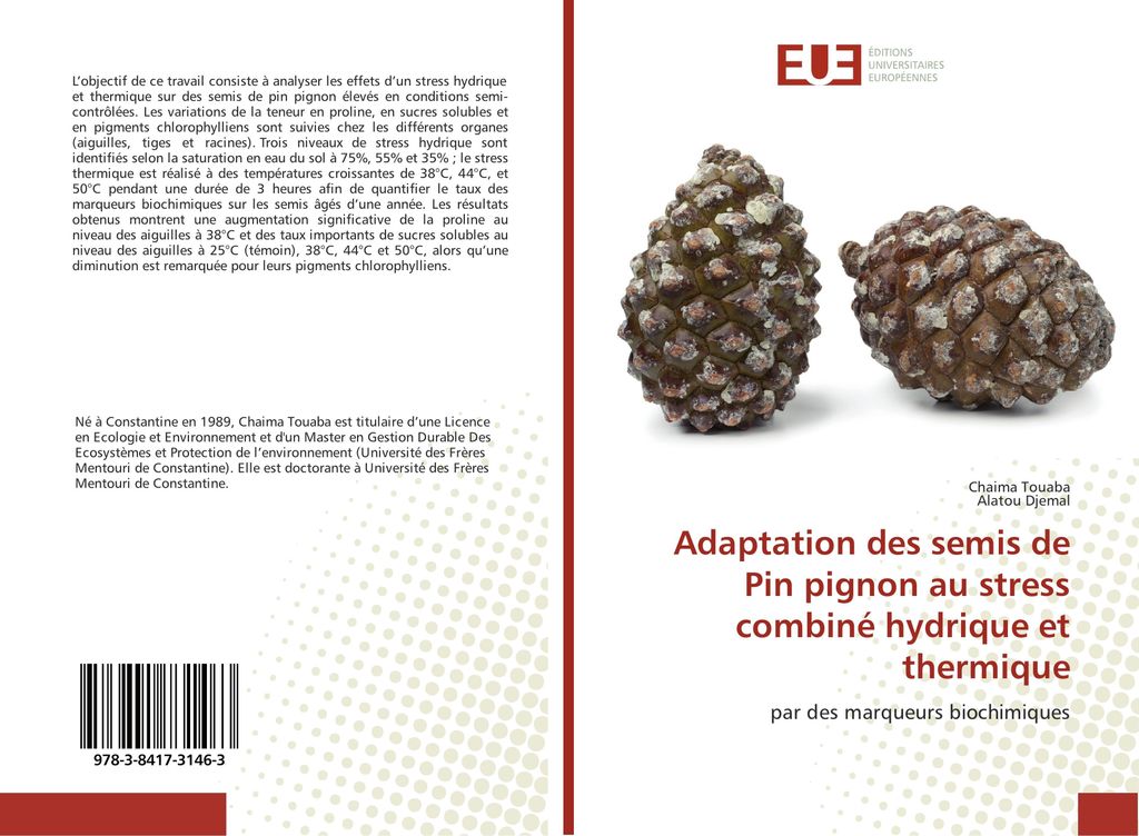 Adaptation des semis de Pin pignon au stress combiné hydrique et thermique