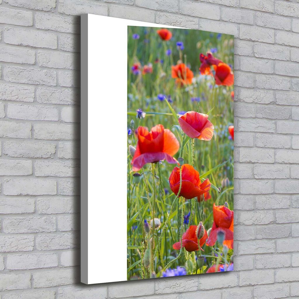 Tulup Leinwandbild - 70x100cm - Wandkunst - Drucke auf Leinwand - Leinwanddruck - Wohnzimmer Wanddekoration XXL - Wohnung Deko Kunstdrucke - Blum...