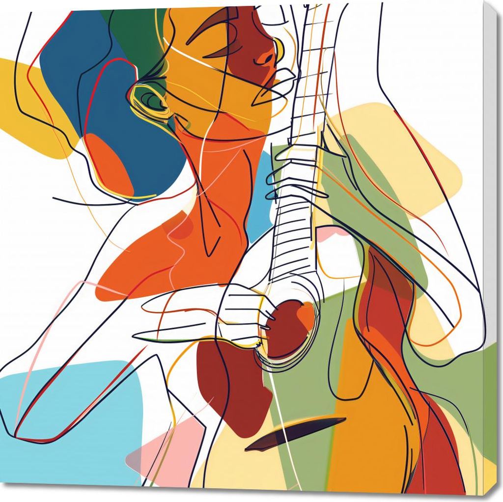 Bild 100x100cm Innere Muse