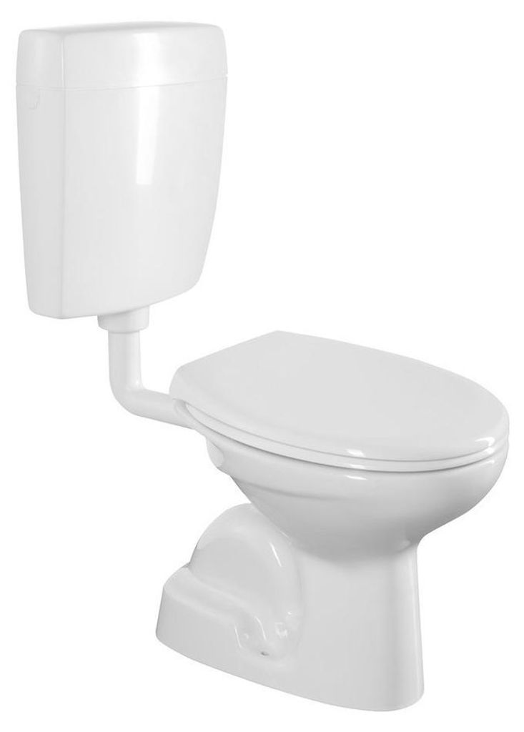 Creavit Kombi-WC, Betätigungsplatte 4,5/6l, Abgang Produktbild 