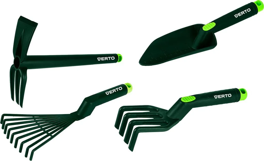 Set VERTO Giardinaggio 4 Pezzi: Piccoli Attrezzi per Grandi Hobby