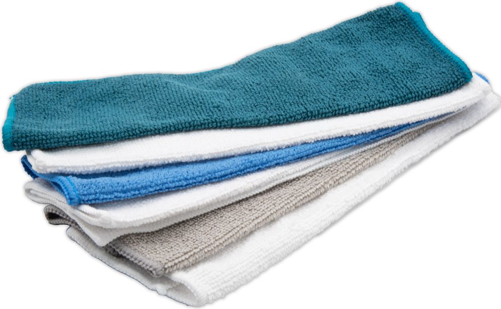 6 Mikrofasertücher Reinigungstuch Putztuch Allzwecktuch Microfaser 30x30 Set