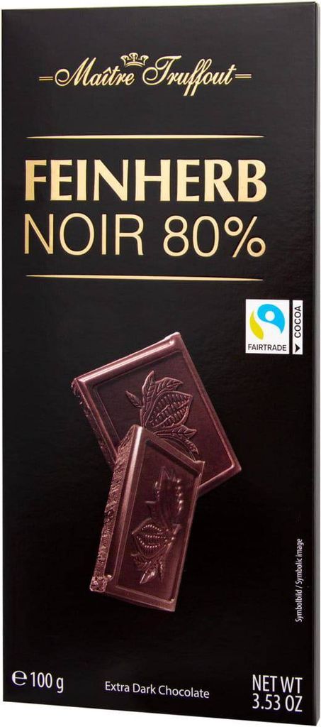Extra hořká čokoláda Premium 80% 100g Obrázek produktu 