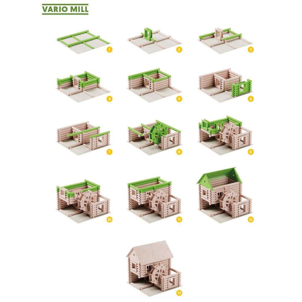 Walachia Kit Maquette Gare En Bois – Modèle De Gare Traditionnelle Européenne, Construction En Bois Massif, Dès 8 Ans
