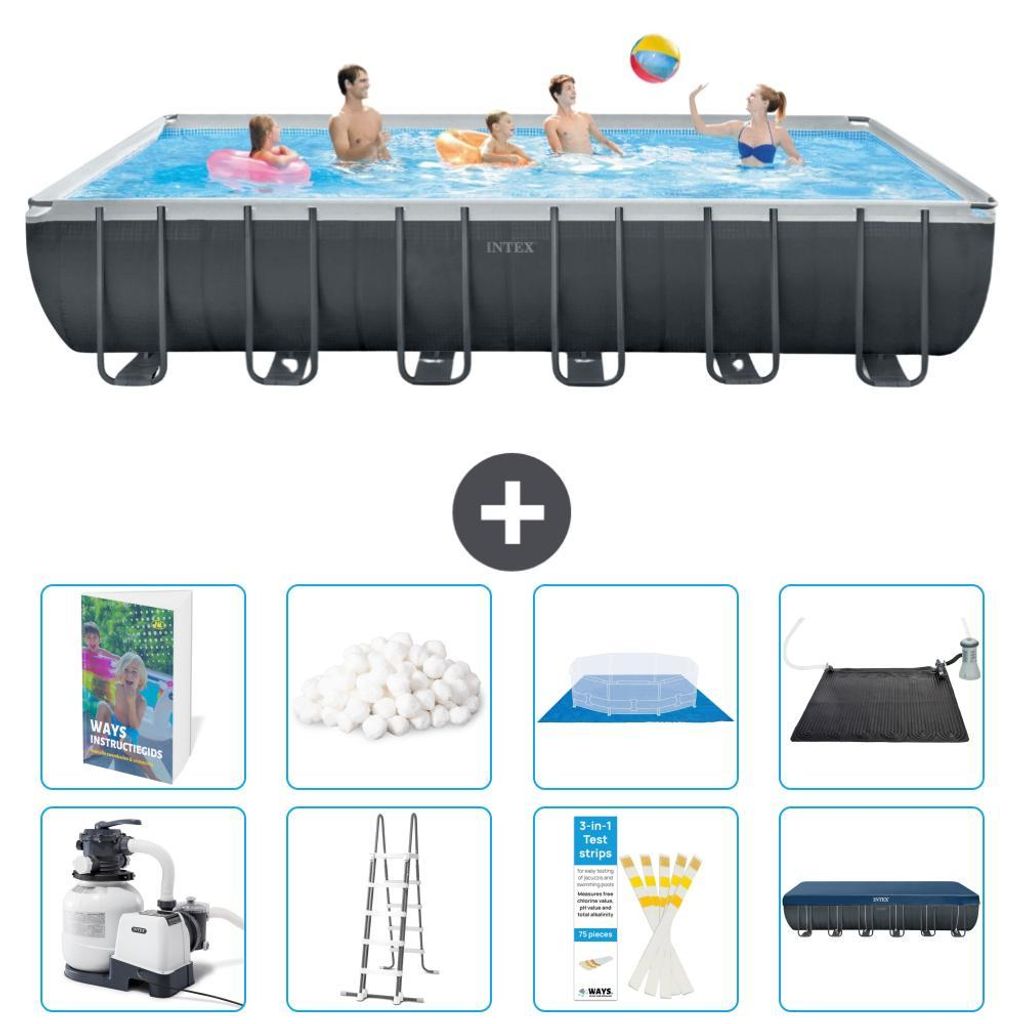 Ultra XTR Pool Rechteckig - 732x366x132 cm - 9-teilig S534