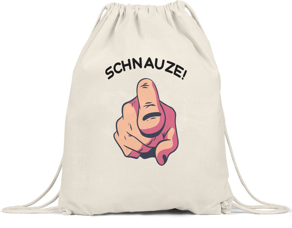 Schnauze Turnbeutel Gymsack Büro-Turnbeutel Gymsack Produktbild 