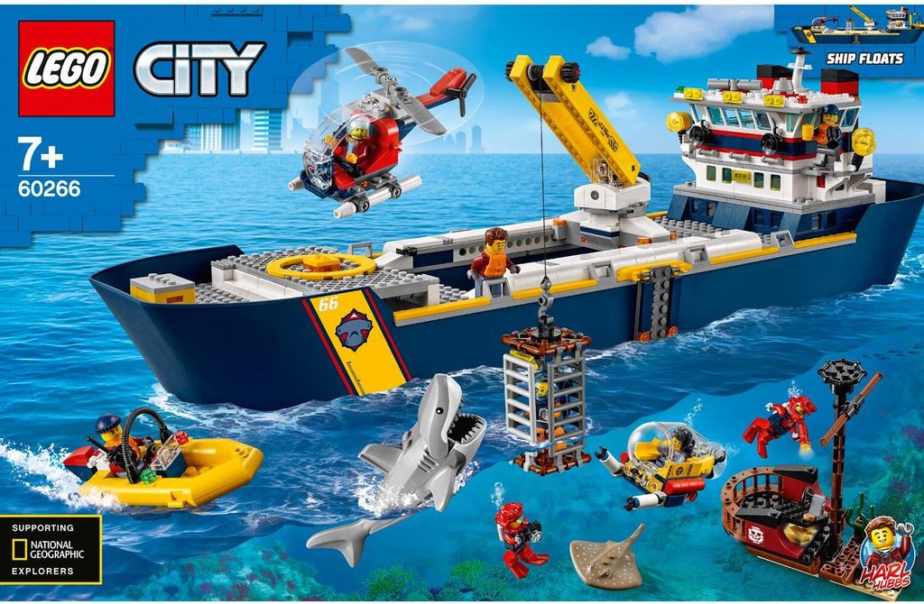 LEGO® 60266 LEGO® City 60266 Meeresforschungsschiff Bausatz Immagine del prodotto 