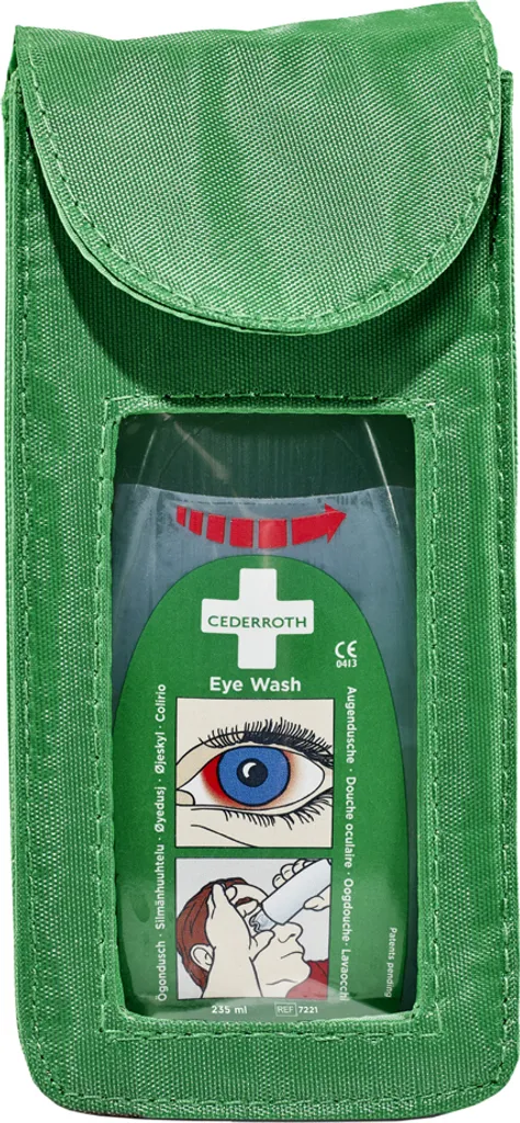 Lavaggio oculare CEDERROTH in formato tascabile Contenuto: 235 ml