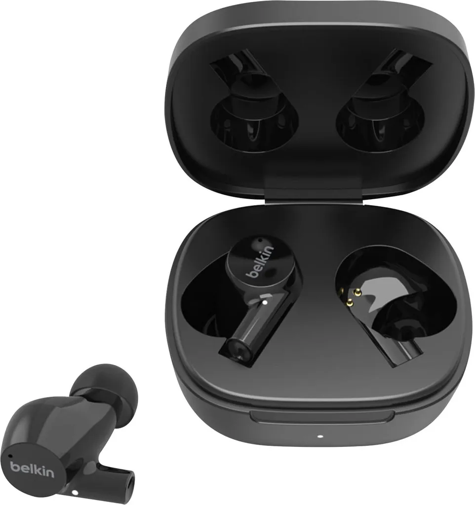Écouteurs Sans Fil Belkin Soundform Rise Noir Idéal Sport et Télétravail