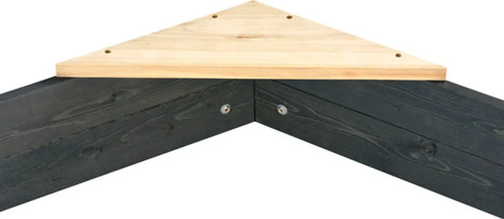 Bac à Sable Hexagonal en Bois EXIT Aksent 160x140 cm pour Enfant - 11