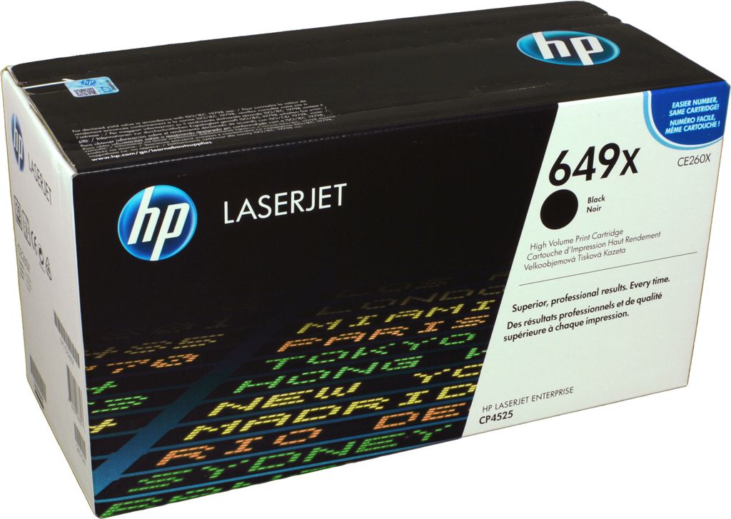 HP 649X oryginalny wkład z czarnym tonerem LaserJet XL, Zdjęcie produktu 