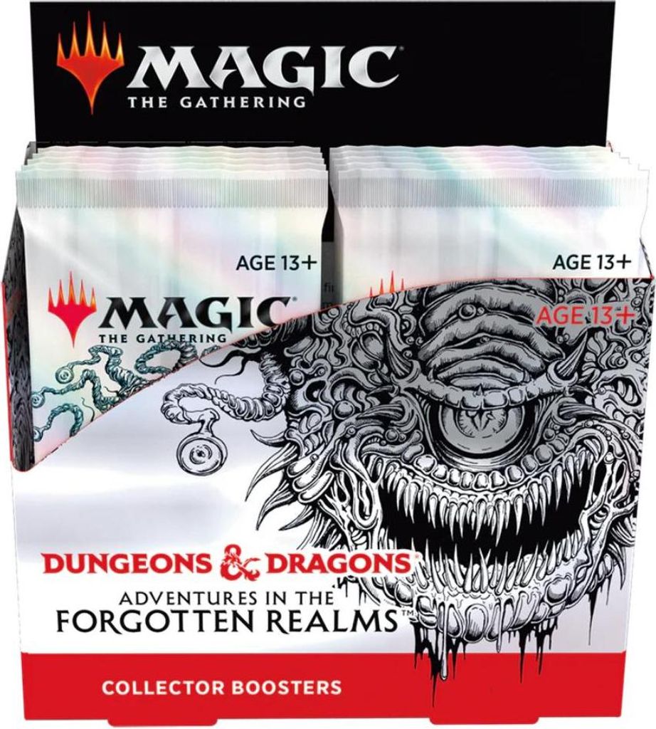 Wizards of the Coast Magic: The Gathering - D&D Adventures in the Forgotten Realms Sammler Booster Display deutsch, Sammelkarten