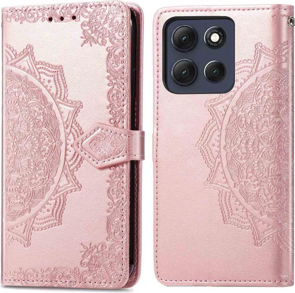 imoshion Mandala Klapphülle Motorola Moto G86 - Rosé gold