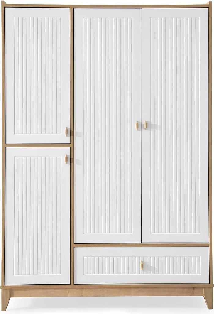 Stilvoll Kleiderschrank Weiße Holz Schrank Design Kinderzimmer Möbel