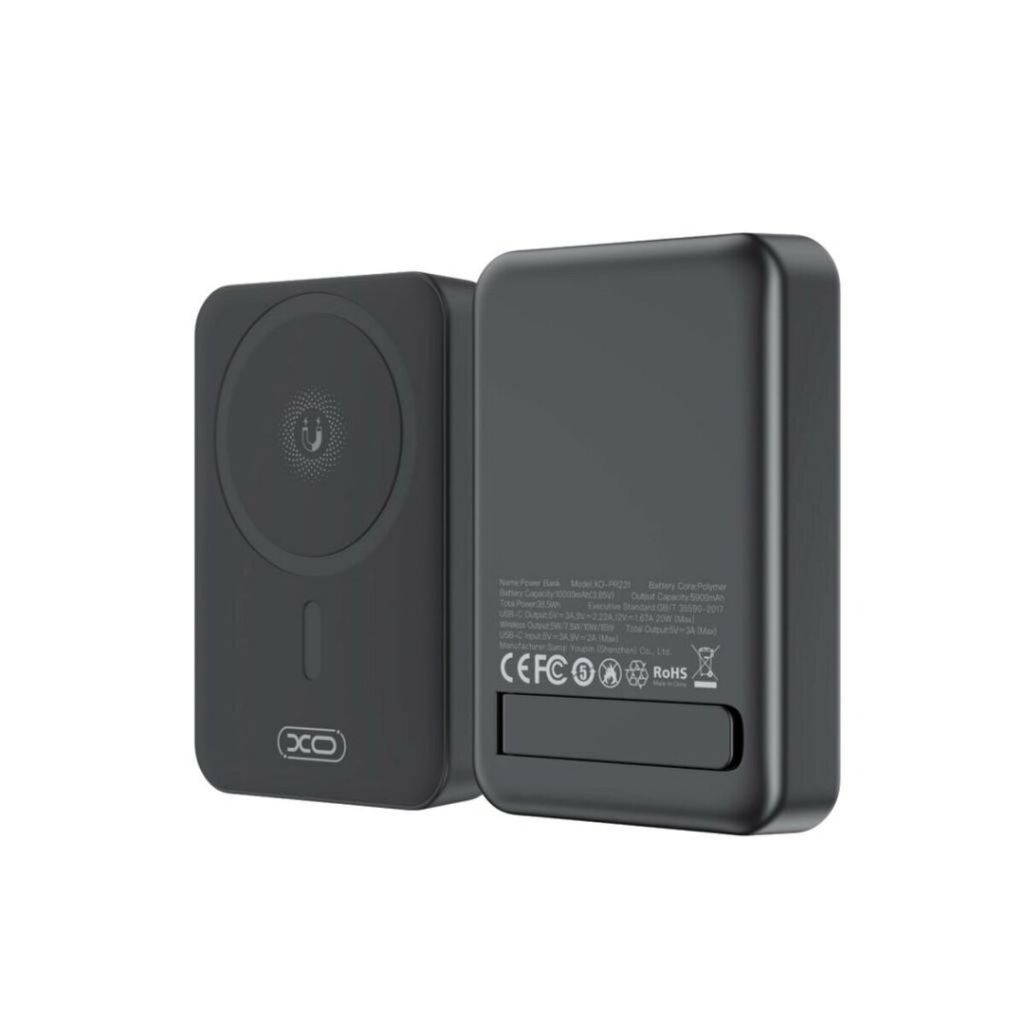 Xo Power Bank Magnetyczny Pr231 20W 10000Mah Czarny Do Zdjęcie produktu 