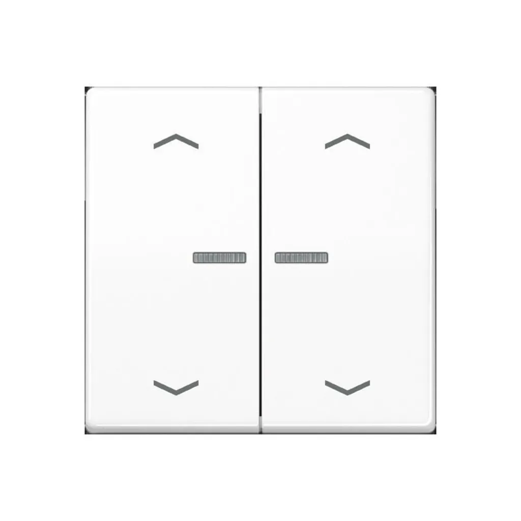 Bouton-poussoir JUNG HOME BTAS17102PWW à symboles fléchés Bluetooth Mesh