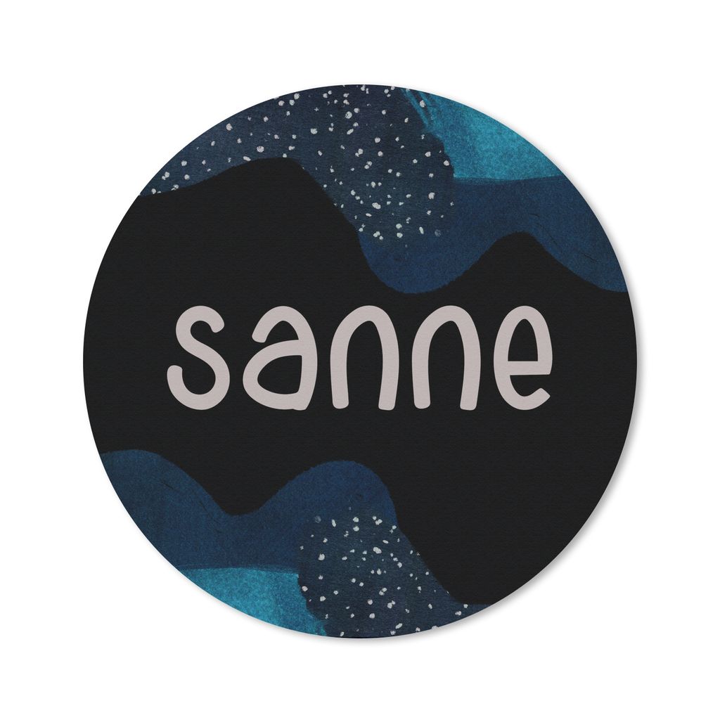 MuchoWow Mauspad Mousepad Sanne - Pastell - Mädchen 50x50 cm - Mousepads - Maus Mat - Pad - Mausunterlage - Vinyl