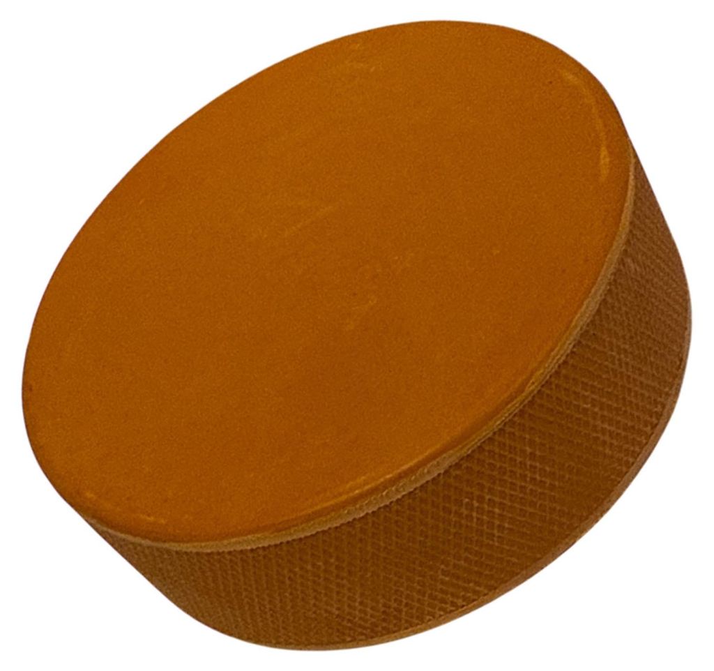 Eishockey Puck orange 280g Heavyweight schwer Produktbild 