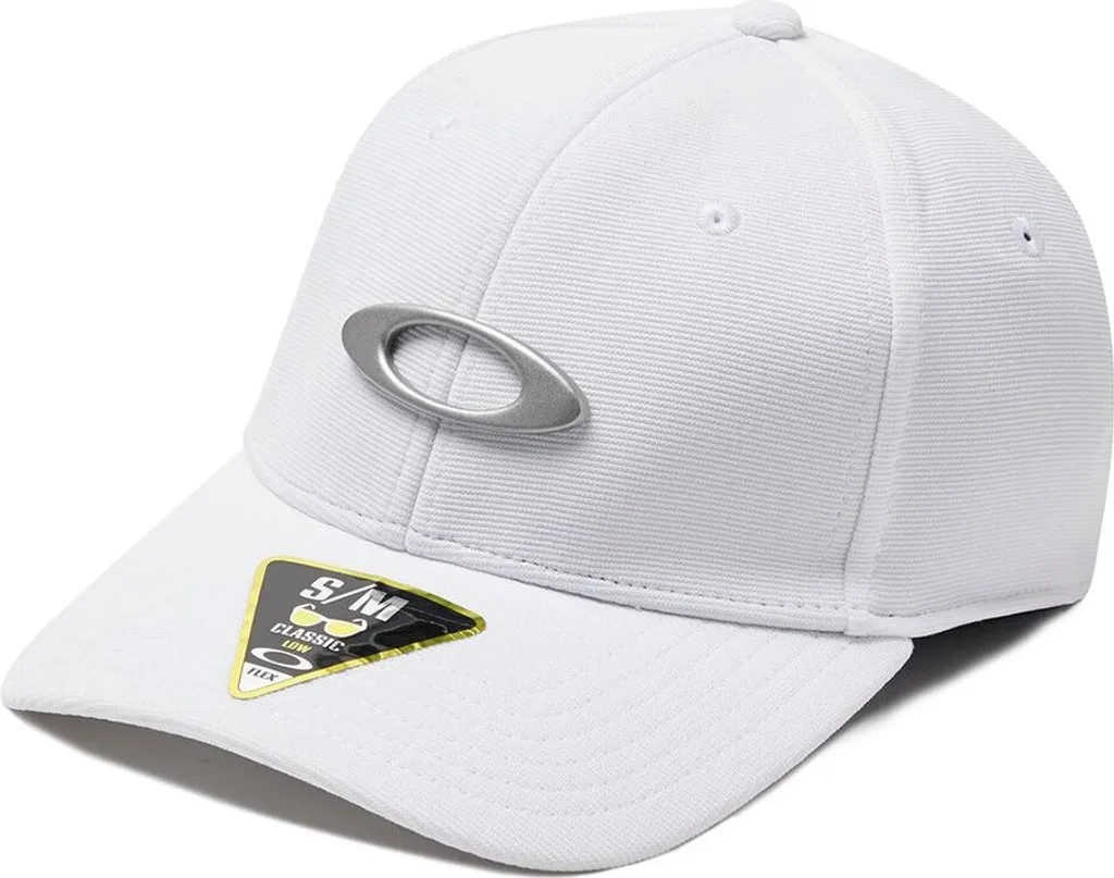 Casquette Oakley Tincan Blanc et Gris S-M - Design Incurvé Authentique