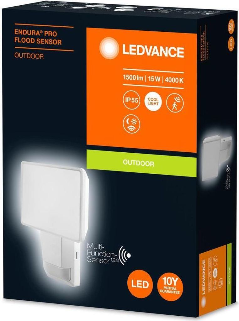 Ledvance LED Außenleuchte Endura Pro Flood Sensor weiß Produktbild 6